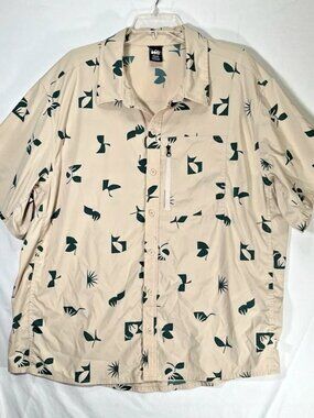 Men's REI Co-op Sahara Hiking Shirt Button Up XXL